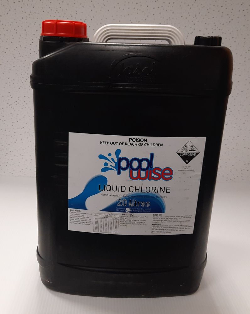 Liquid Chlorine at Counties Pool and Spa