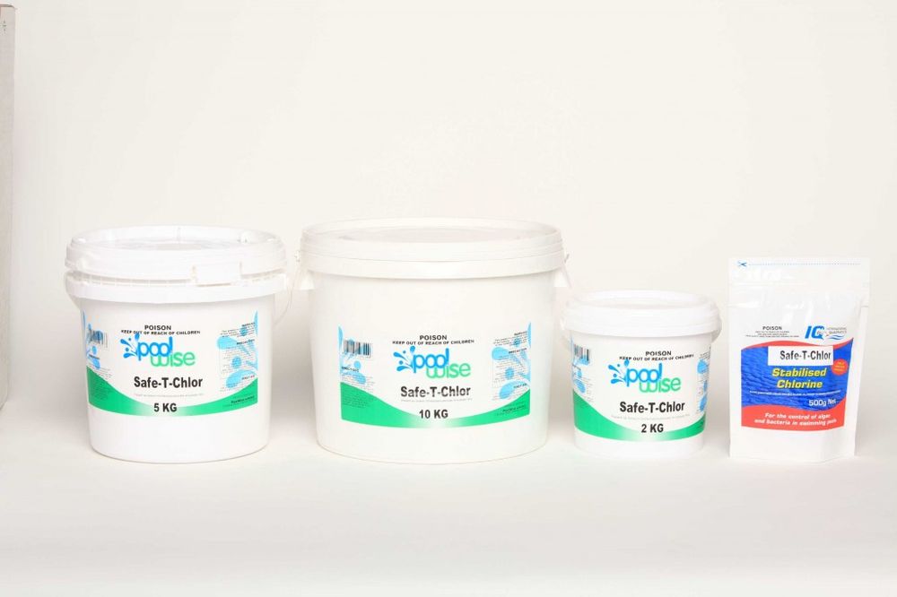 Safe T Chlor 500g at Counties Pool and Spa